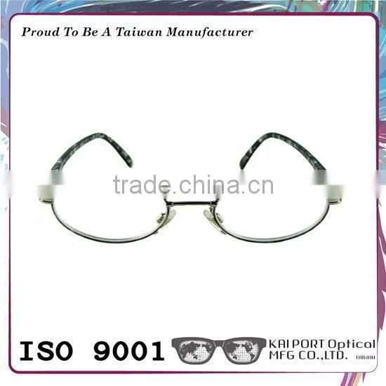 Retro Round Style Shape and Copper Material Frame Prescription Eyeglasses photo-2