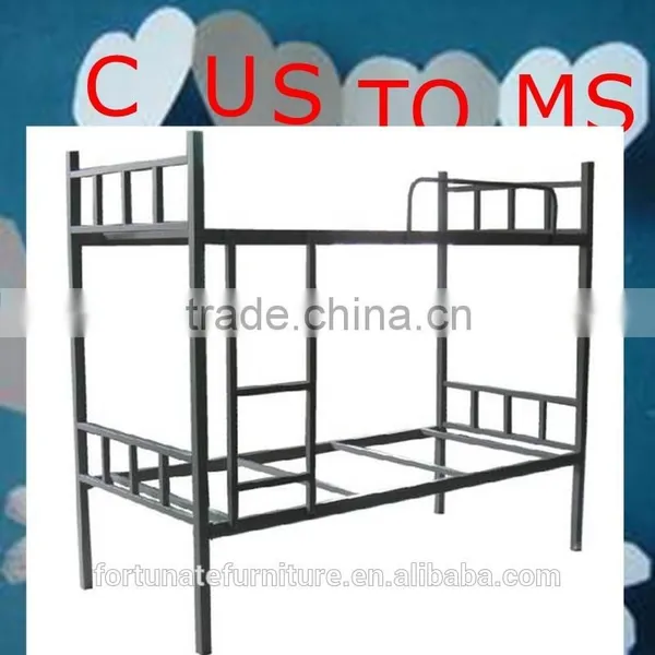 Silver Color Dimentions Refugee Double Bunk Bed photo-4