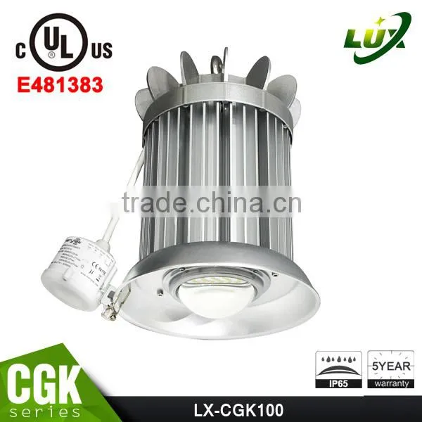UL Approved #481383 Crown Series Copper Heatpipe Design Patent 5 Years Warranty 100W Low Bay LED Lighting photo-6