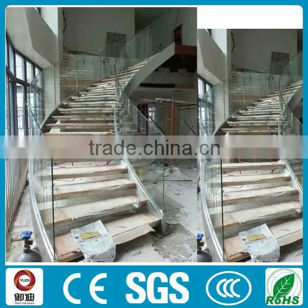 Indoor Stainless Steel Prefabricated Curved Stairs for Commercial Buildings Quality Choice photo-4