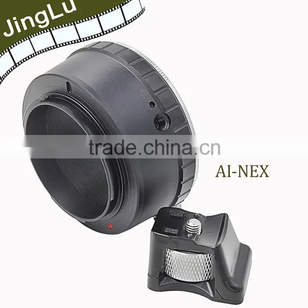 2015 New Lens Adapter With Tripod for Nik AI Mount Lens to NEX Body Camera photo-4
