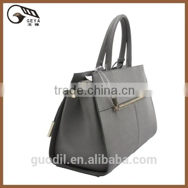 Latest Brand Design Handbag Tote Style Lady Bag With High Quality Hardware photo-3