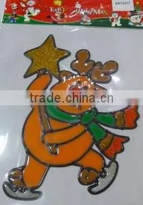 Snowman Christmas Window Sticker,cheap Christmas Removable Sticker photo-5