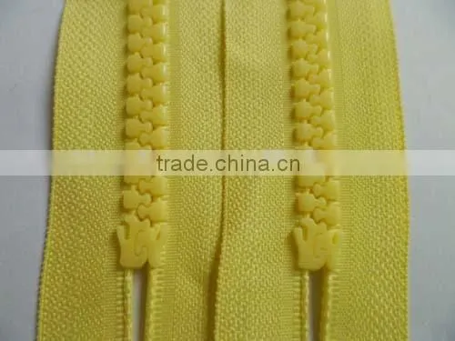 8# Plastic Resin Zipper Close End Zipper Pipa Puller Auto-lock Zipper Slider Garment Zipper photo-4