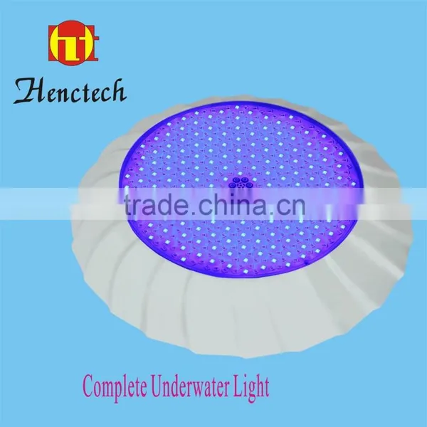 12V/40W Wall Mounted Resined IP68 LED Underwater Swimming Pool Light HT003C-P for Concrete Pools, Liner and Fiberglass Pools