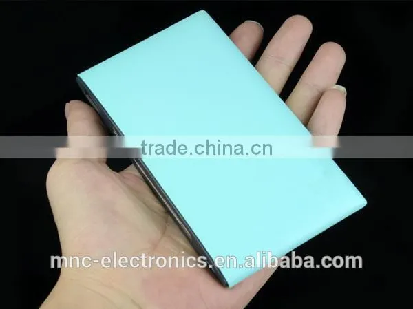 High Capacity 8000mAh Custom Personalized Logo Printing Ultra Slim Mint Shape Power Bank Charger photo-2
