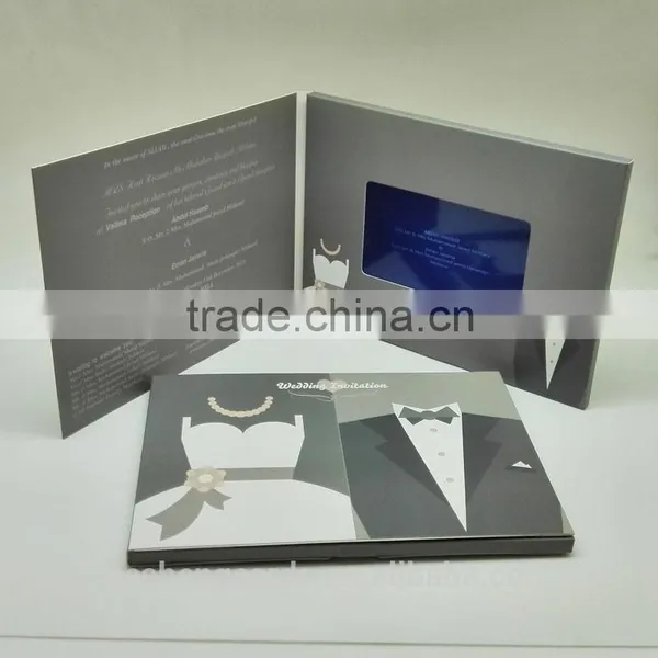 China Factory Customized 1.8inch - 10inch Wedding Greeting Cards Ideal Products Wedding Cards photo-2
