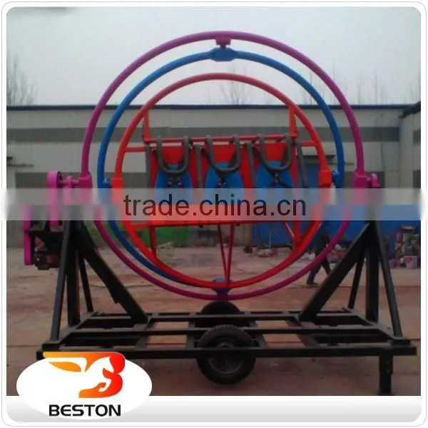 China Hot Sale Outdoor Park Entertainment Human Gyroscope Rides 3D Space Ring Supplier's Choice photo-6