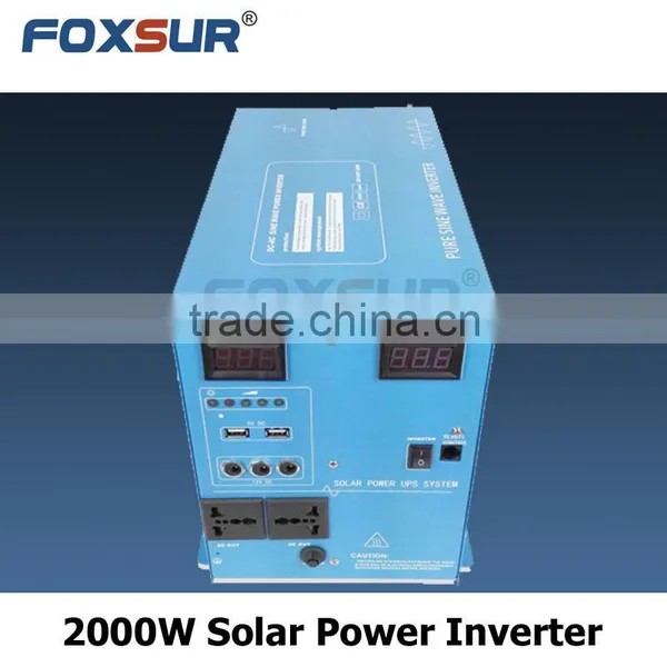 2000W Home Use Pure Sine Wave Solar Inverter With PWM Solar Controller Digital Display 48V dc to 110V AC Superior Quality photo-3