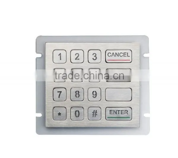 Deep Waterproof With Stainless Steel Numeric Keypad for Bank Kiosks photo-2