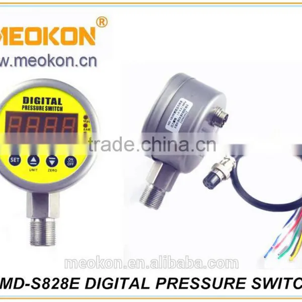 MD-S828E Radial Direction Mounting High Precision Water, Oil, Gas Intelligent Digital Pressure Switch Quality Choice