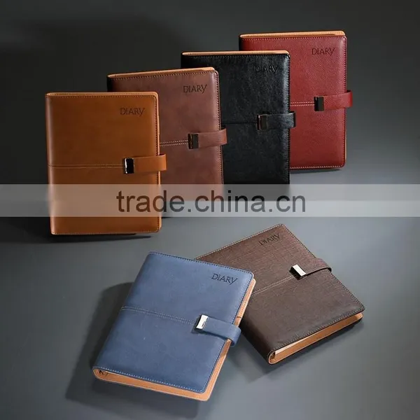 Cover Notebook,fashional pu Leather Notebook Cover With Metal Press Stud