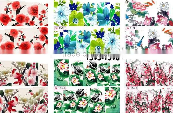2016 Beauty Flowers Nail Water Sticker 3D Decal Nail Sticker photo-2