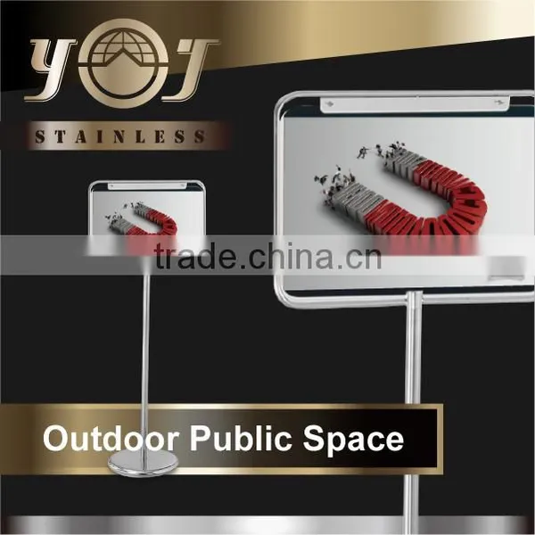 New Design Steel Poster Board Stands Acrylic Display Stand photo-3