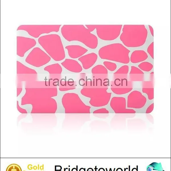 New Purple Pink Leopard Hard Shell for Macbook Water Paste Injection Hard PC Shell Cover Case for MacBook photo-2