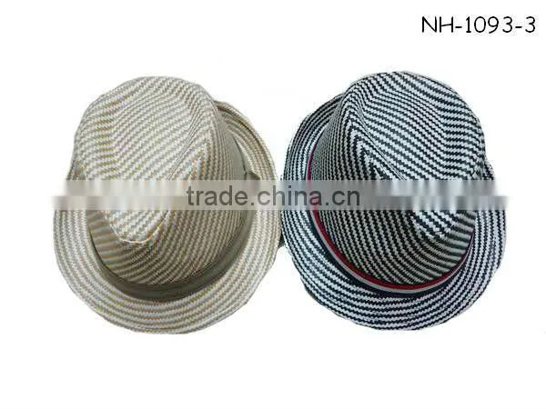 Man Straw Fedora Hat