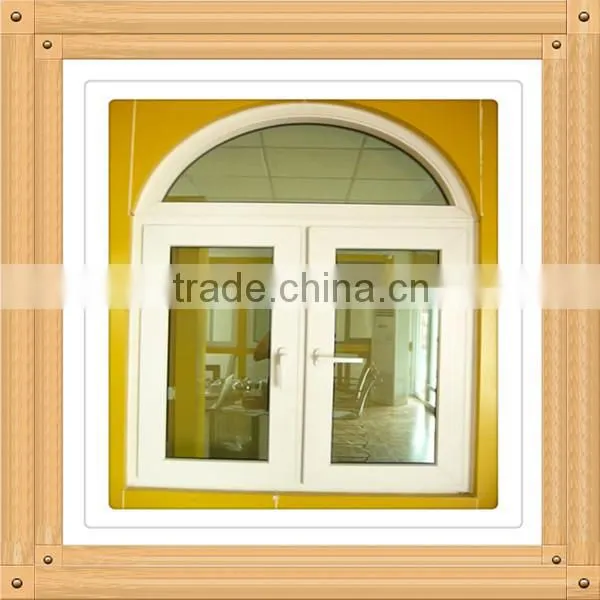 Arch Pvc Window/pvc Swing Window/pvc Window With Shutter photo-3