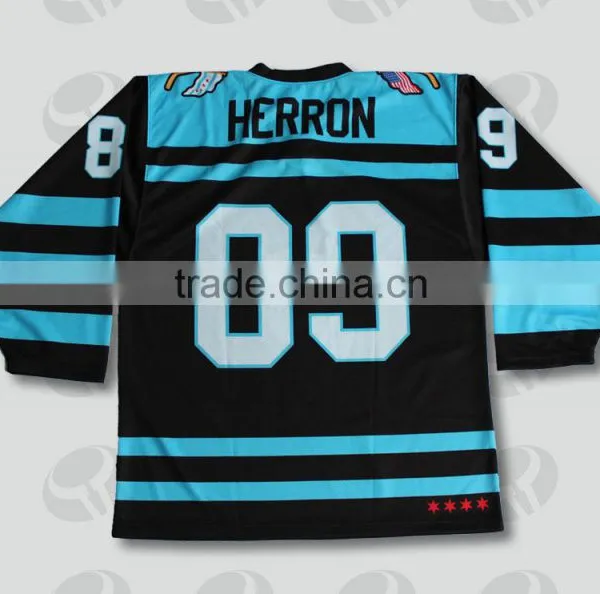 2016 Wholesale Team Set Sublimated Custom Blank Ice Hockey Jerseys photo-4