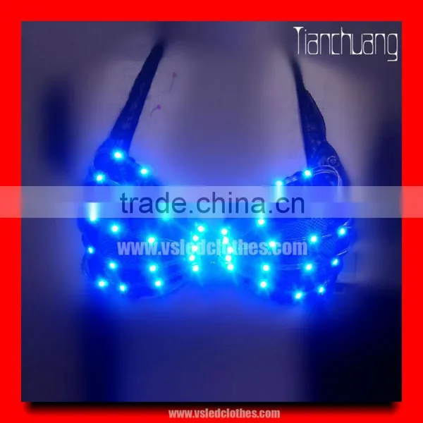 TC-26 LED Bra, LED Light-up Brassiere, Party,Disco Sexy Dance Girl LED Corset photo-4