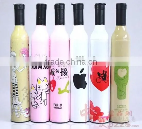 Promotion Gifts Customized Logo Printed Bottle Umbrella photo-2
