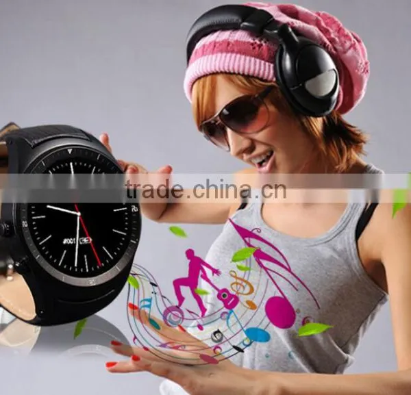 Round Display Android 4.4 Smart Watch With Sim Card Slot Support WIFI GPS Bluetooth Quality Choice photo-3
