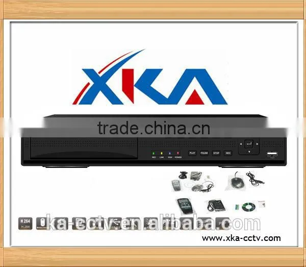 16ch HD DVR Small Cellphone View Ptz Control Embedded Linux Operation System 3206EH