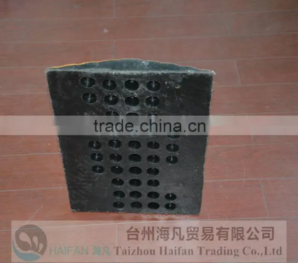 Traffic Reflective Rubber Speed Humps Used on Road/ Black and Yellow Removable Rubber Road Humps for Crossroad photo-5