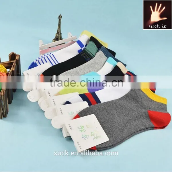 China Wholesale Custom Man 100% Cotton Sock Without Spandex photo-2