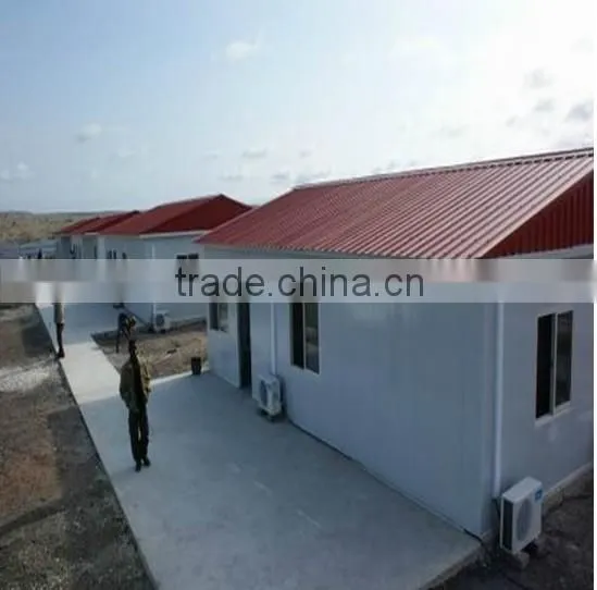 Angola Project Prefabricated Houses for Temporary Camp