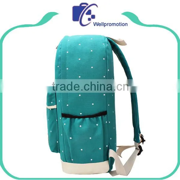 Customized Design Canvas School Backpack Bag for Students photo-2