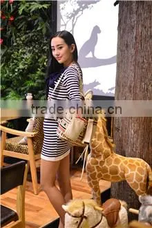 Folk Women Backpack Fashionable Canvas Bags photo-4