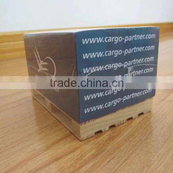 Sticky Notes &Sticky Notes Set Hot Selling Promotional Wood Pallet Memo Cube photo-2