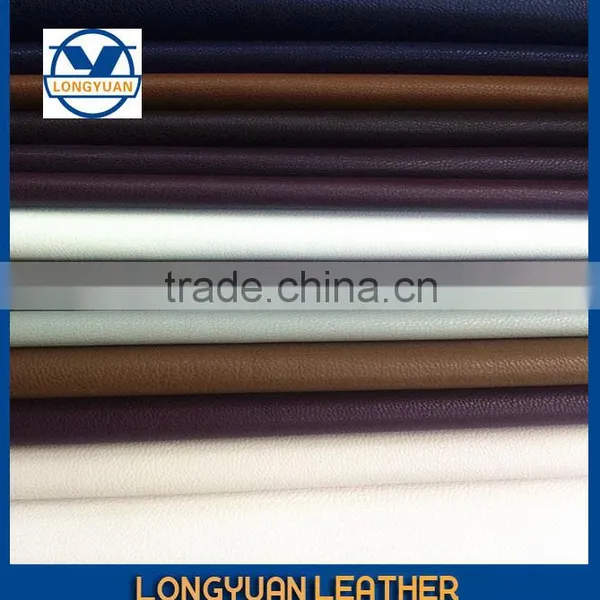 Finished Leather, Garment Leather 100% pu Synthetic Leather
