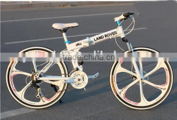 26-inch Shock Absorbing Folding Mountain Bike 21 Speed Disc Brakes Mountain Bike