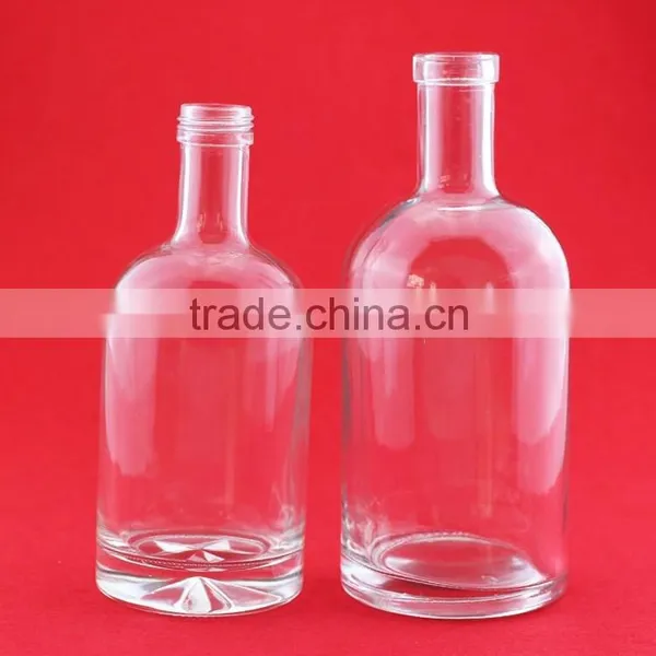 Wholesale 750ml Wine Bottles Decal Glass Spirit Bottle Hith Thin Frosted Liquor Bottles photo-5