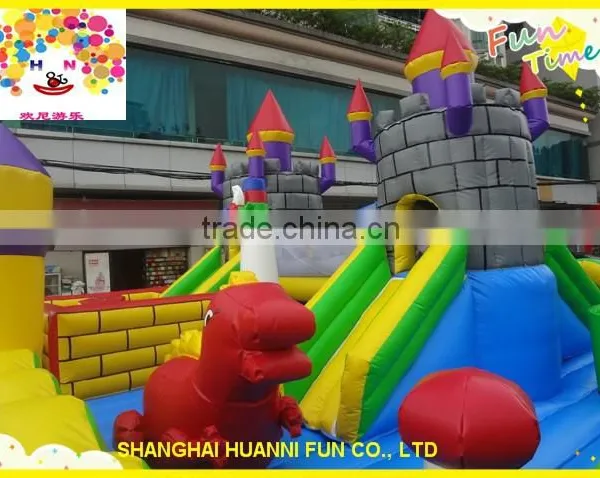 Inflatable Jump Castle/ Inflatable Air Bouncer Trampoline With Slide photo-5