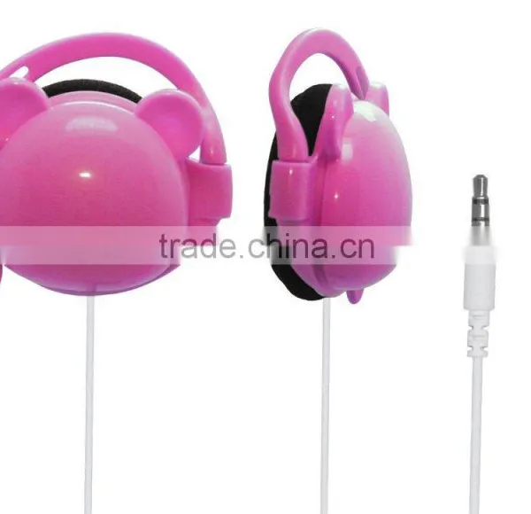 Cute Ear Hook Wired Earphone Headphone Headband Earphone for Kids photo-4