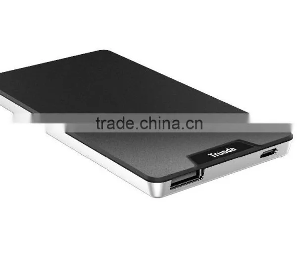 Shenzhen Wholesale Promotional Gift Super Thin Li-polymer Battery Power Bank 3000mAh With 2 LED Torching Indicators for Phones photo-4