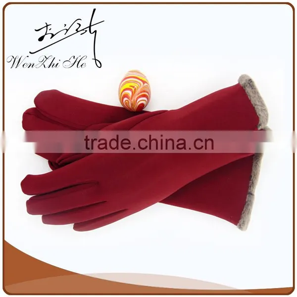 Personalized Elastic Fabric Gloves For Cold Winter photo-2