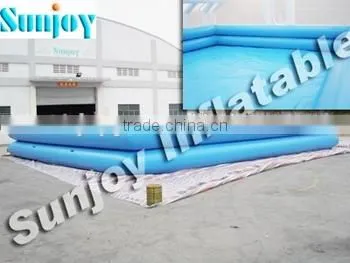 Sunjoy Inflatable Hot Sale Large 0.9mm PVC Inflatable Adult Swimming Pool photo-6
