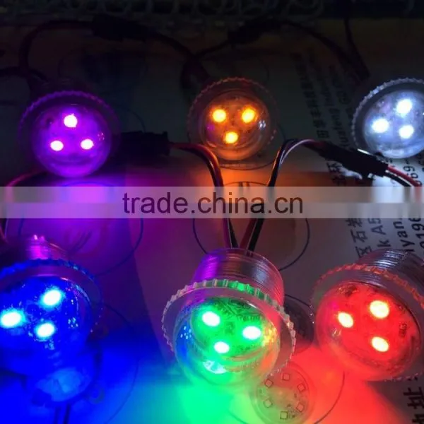 26mm Led Pixel Light With 3 Leds RGB for Amusement Rides Dmx Led Pixel Light 12v photo-4