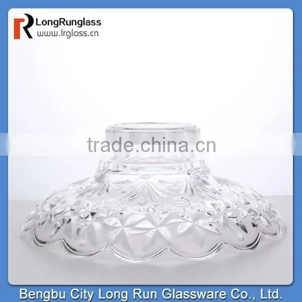 Longrun Hot New Products for 2015 1844g High White Glass Fruit Plate,paty Use,high Quality Plate Wholesale Price photo-2