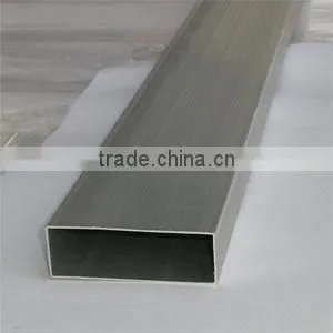 6063T5/6061T6 Aluminum Glass Curtain Wall Frame Extrusion With Anodized Silver photo-3
