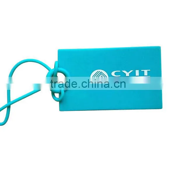 Customized Logo HOT Suitcase Silicone Luggage Tags ID Address Holder Silicone Identifier Label photo-6