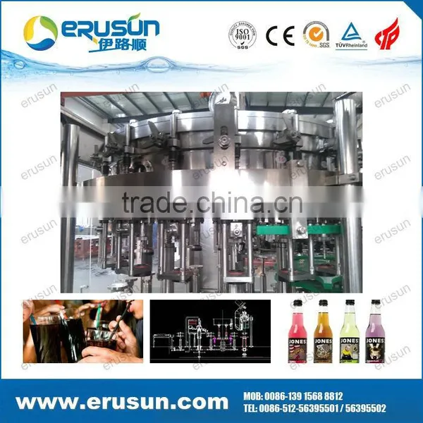 Juice Glass Bottle Production Line/Bottle Hot Filling Line