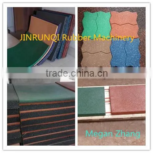Rubber Tile Press With Moulds/rubber Floor Tiles Making Machine With Molds photo-4