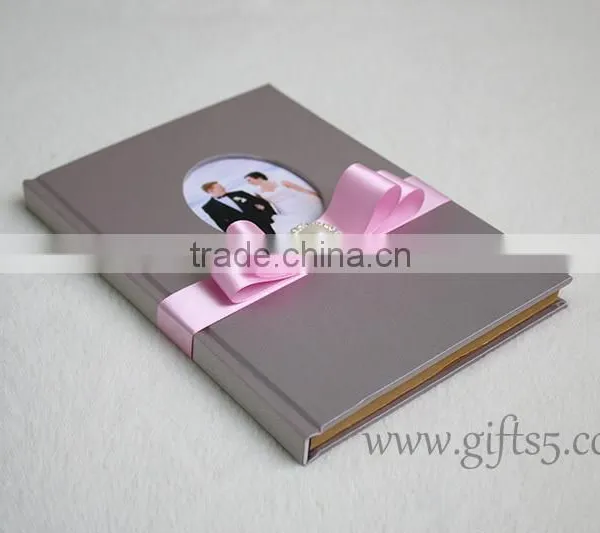 Personalized Wedding Guest Book Wiht Photo Frame photo-4