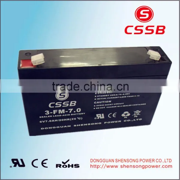 6V7AH Solar Battery Lead Acid Battery Manufucturer in China