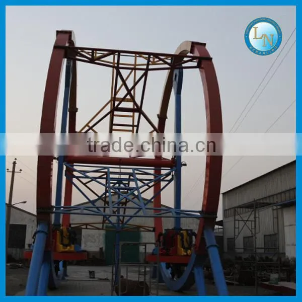 New Products From China! Thrilling Game Rides Ferris Wheel Ring Car for Sale photo-3