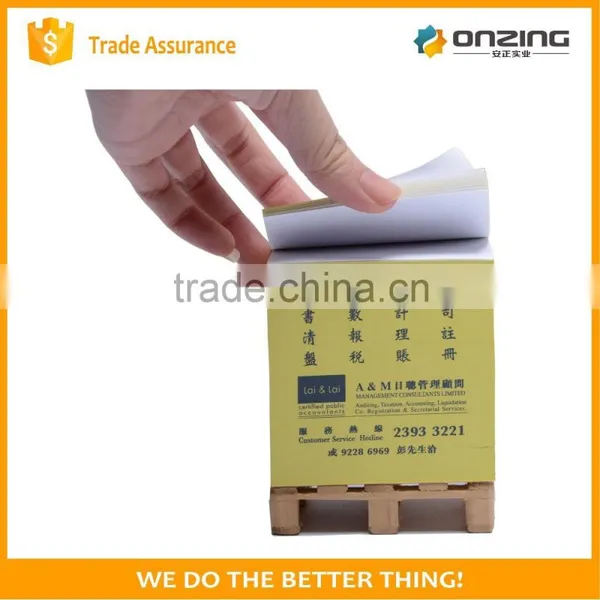 Guangdong Stationery Custom Note Blocks Sticky Note With Wooden Pallet photo-5